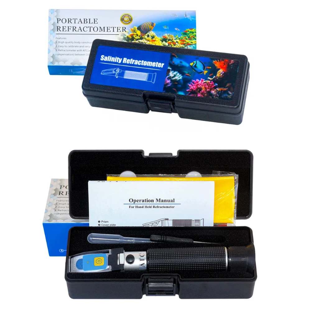 Förpackning på salnitet refraktometer
