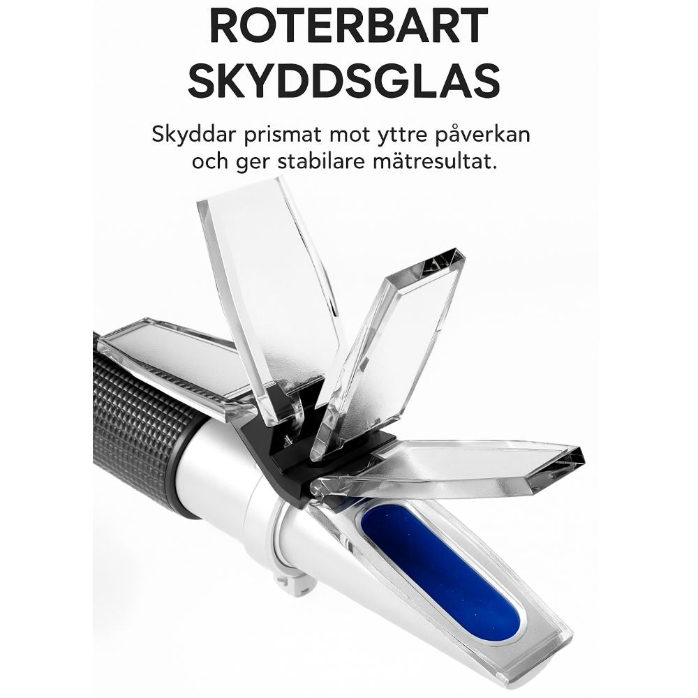 ROTERBART SKYDDSGLAS – Skyddar prismat mot yttre påverkan och ger stabilare mätresultat
